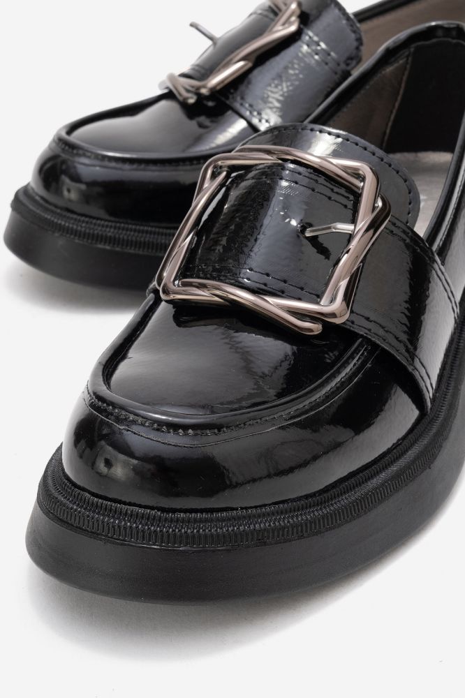 kadin-tokali-loafer-SIYAH KIRISIK RUGAN-KYL1060-0101947_0